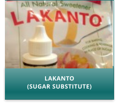 LAKANTO (SUGAR SUBSTITUTE)